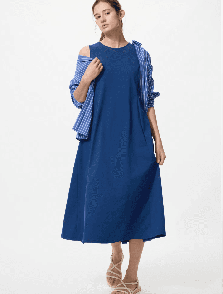 Платье AIRism ультрастретч без рукавов / удлиненный вариант