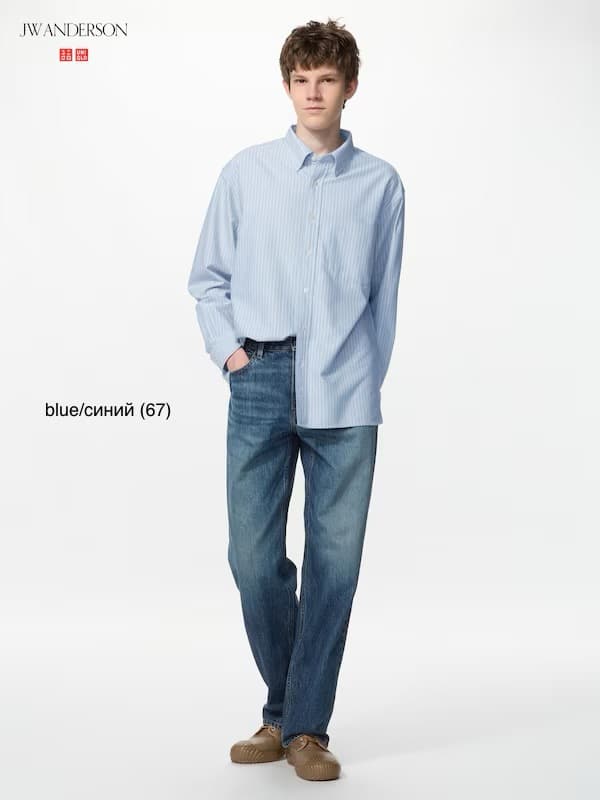 Прямые джинсы JW ANDERSON / удлиненный вариант