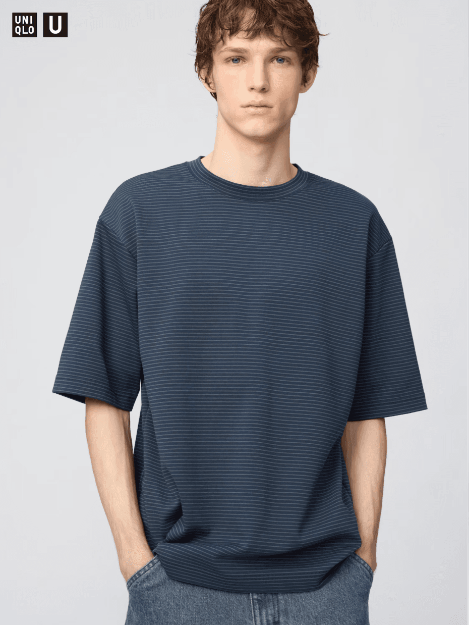 Футболка Airism хлопок оверсайз Uniqlo U
