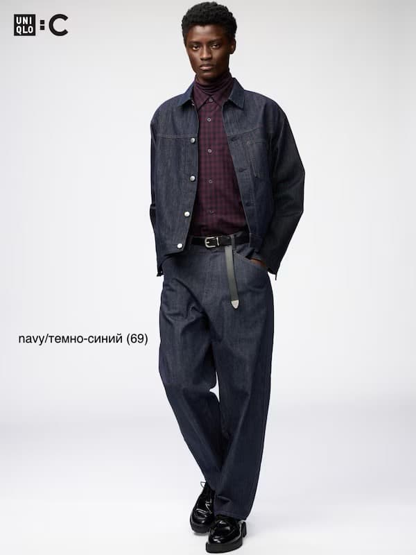 Джинсы баррел Uniqlo C