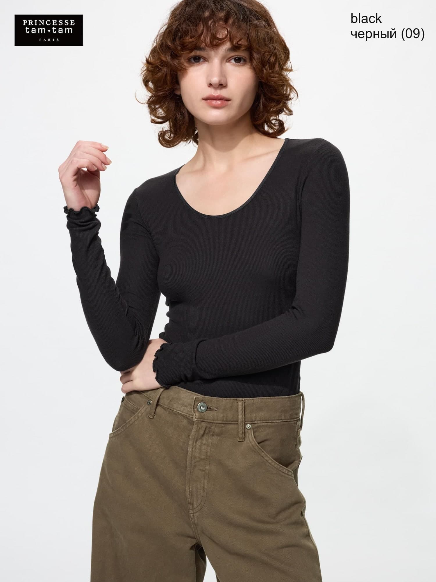 Extra Warm HeatTech termo longsliv / kashemir, rubchik, U-yoqa Princesse Tam Tam